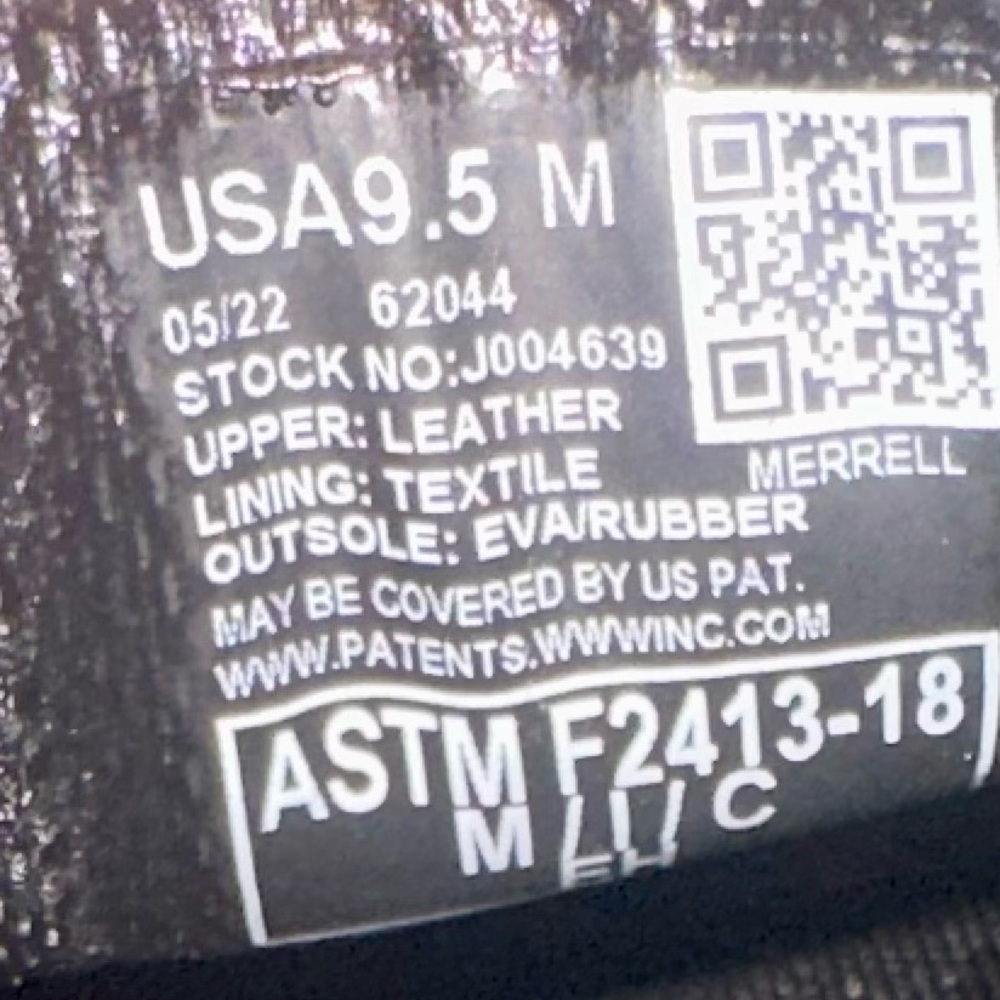 Merrell Black Slip on -Resistant Shoes - Picture 13 of 13